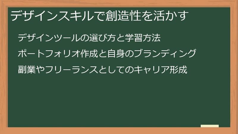 デザインスキルで創造性を活かす